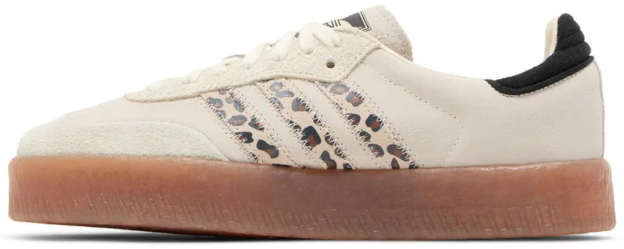 Adidas Sambae Cream White Leopard