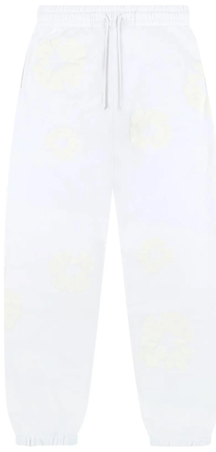 Denim Tears Sweatpants Cotton Wreath Monochrome White