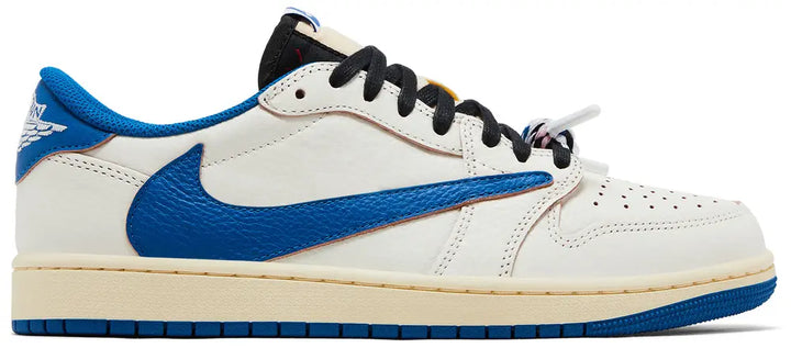 Nike Jordan 1 Low x Travis Scott Fragment Sail Military Blue