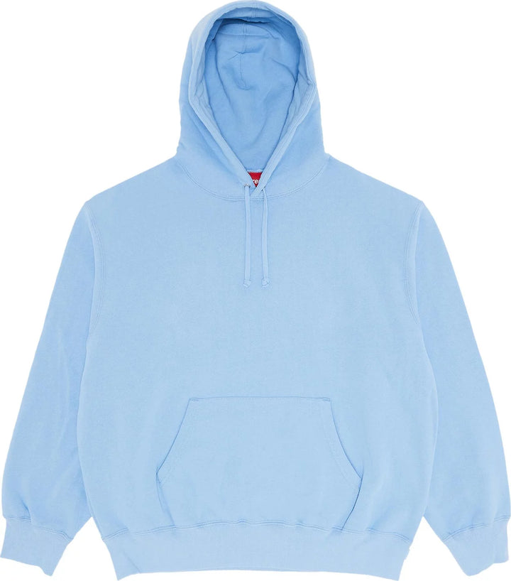 Supreme Hoodie Satin Applique Baby Blue (FW24)