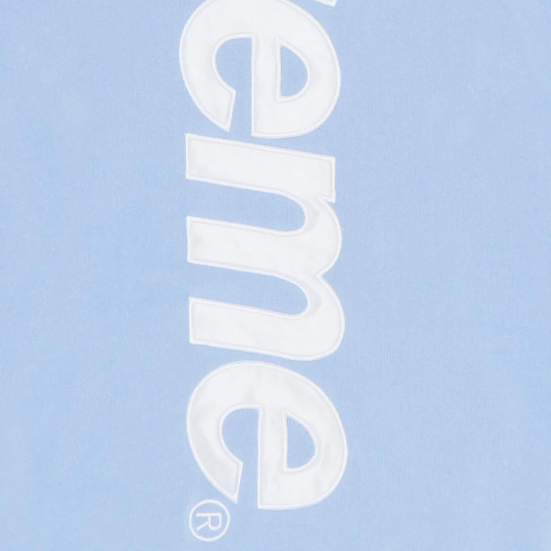 Supreme Hoodie Satin Applique Baby Blue (FW24)