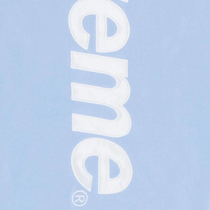 Supreme Hoodie Satin Applique Baby Blue (FW24)
