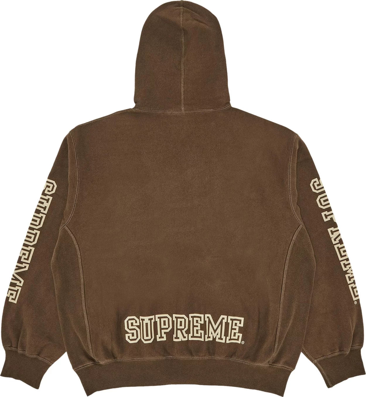 Supreme hoodie with supreme on sleeves sales