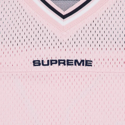 Supreme Football Jersey Jacquard Rib Pink