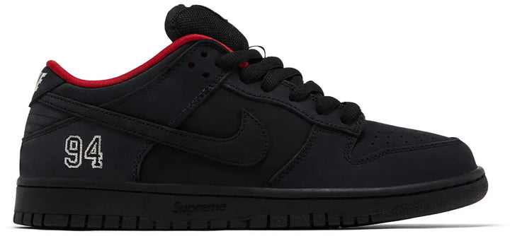 Nike Dunk Low SB Supreme ブラック/レッド Nike Dunk Low SB Supreme 94 Black – Flip Supply