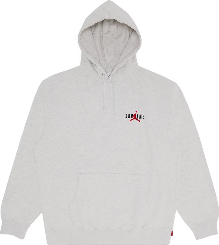 Supreme Hoodie x Jordan Ash Grey