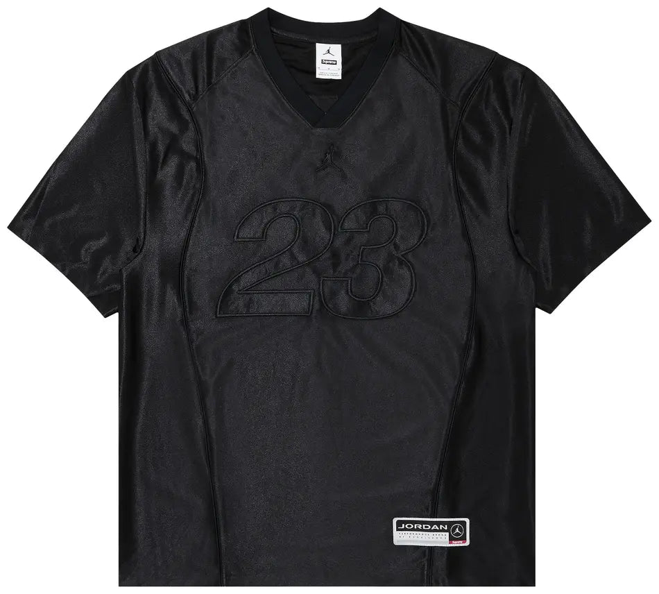 Supreme x Jordan Football Jersey Warm Up Black