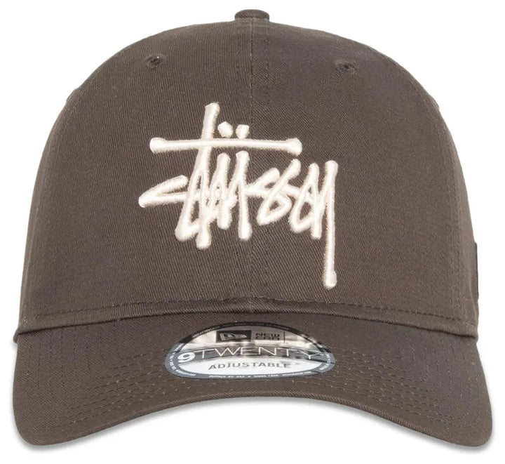 Stussy Cap New Era Basic Strapback Walnut