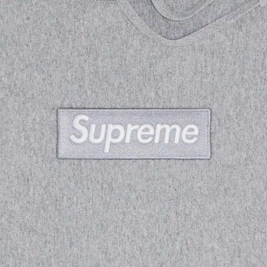 Supreme Hoodie Box Logo Heather Grey (FW24)