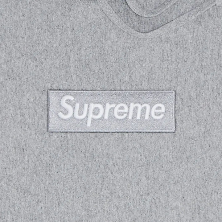 Supreme Hoodie Box Logo Heather Grey (FW24)