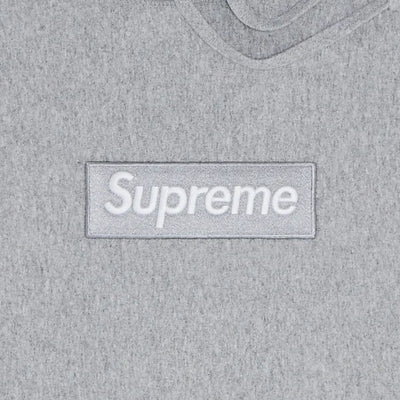 Supreme Hoodie Box Logo Heather Grey (FW24)