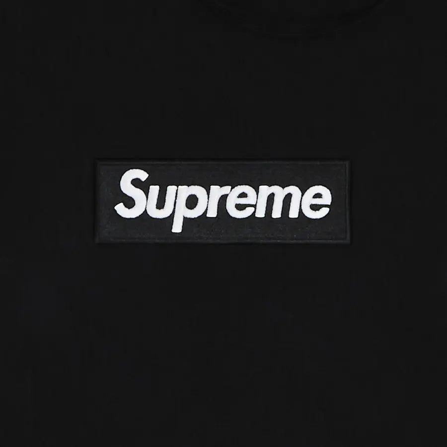 Supreme Logo In Black Supreme Hoodie Box Logo Black (FW24