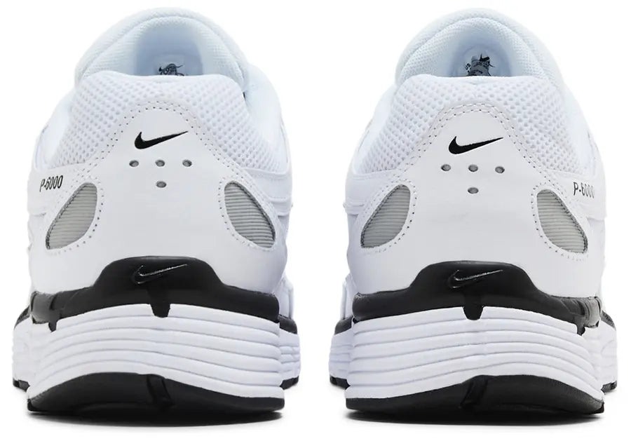 Nike P-6000 White Metallic Sliver Black