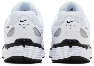 Nike P-6000 White Metallic Sliver Black