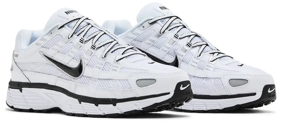 Nike P-6000 White Metallic Sliver Black
