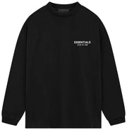 Fear of God Essentials (FW24) Black T Shirt Longsleeve