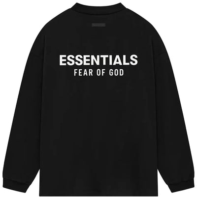 Fear of God Essentials (FW24) Black T Shirt Longsleeve