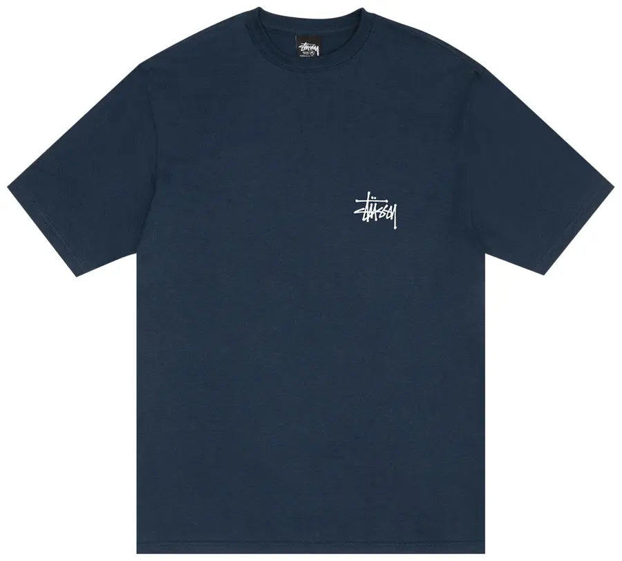 Stussy T Shirt Basics Navy