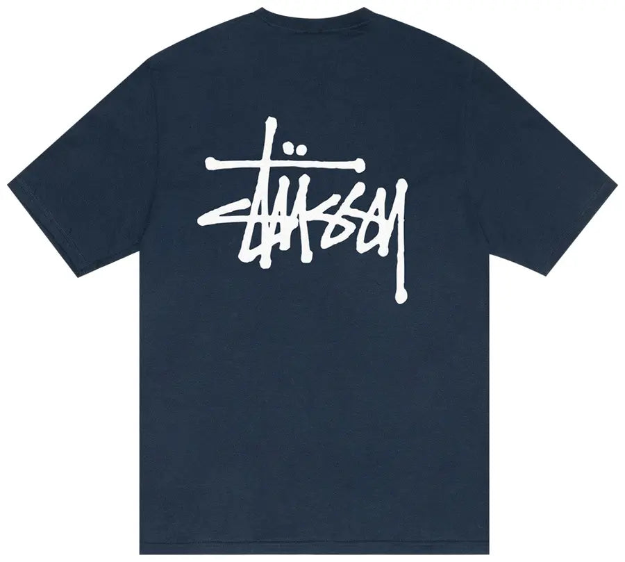 Stussy T Shirt Basics Navy