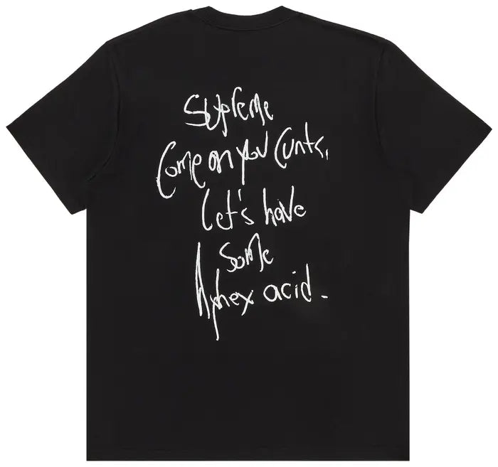 Supreme x Aphex Twin Windowlicker T Shirt Black