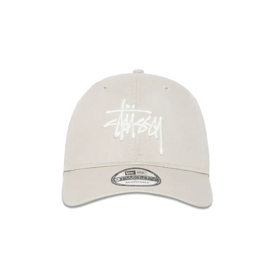 Stussy Cap New Era Basic Strapback Stone