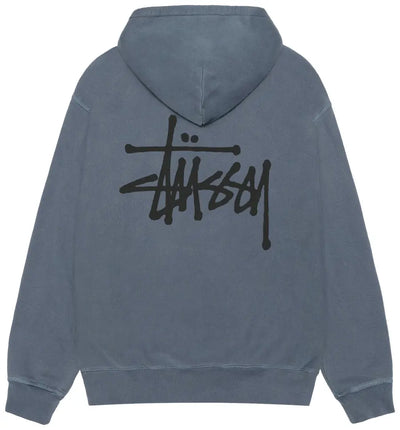 Stussy Hoodie Basics Zip Up Pigment Dyed Navy
