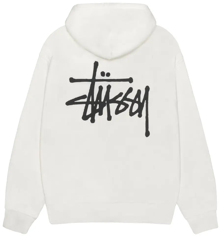Stussy Hoodie Basics Zip Up Pigment Dyed Natural
