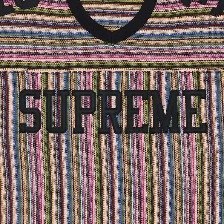 Supreme Open Knit Football Top Multicolour