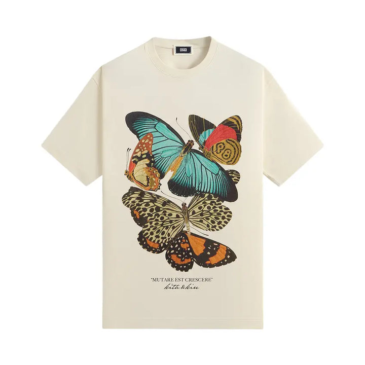 Kith Vintage T Shirt Butterfly Graphic Sanddrift