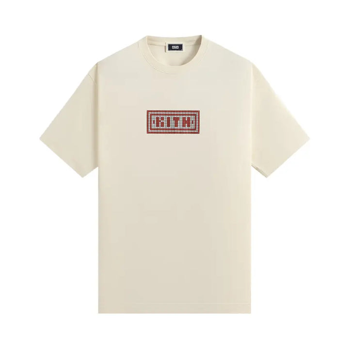 Kith Blossom Logo T Shirt Sanddrift