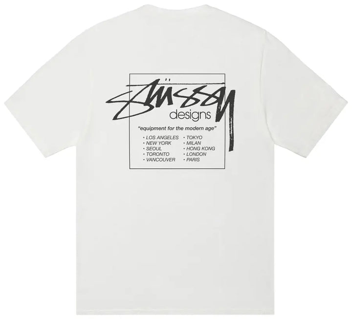 Stussy T Shirt Modern Age Pigment Dyed Natural