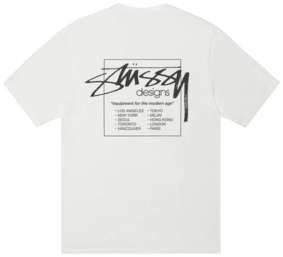 Stussy T Shirt Modern Age Pigment Dyed Natural
