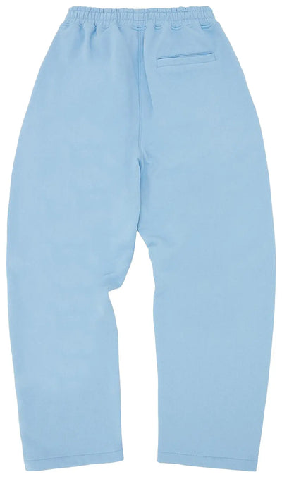 Corteiz Sweatpants Island Puff Print Baby Blue