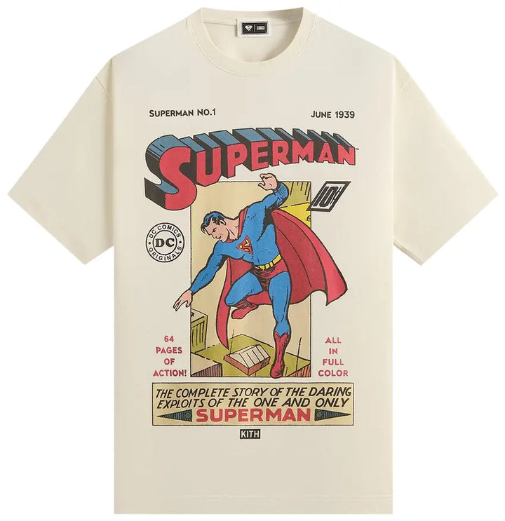Kith x Superman T Shirt Volume 1 Sanddrift