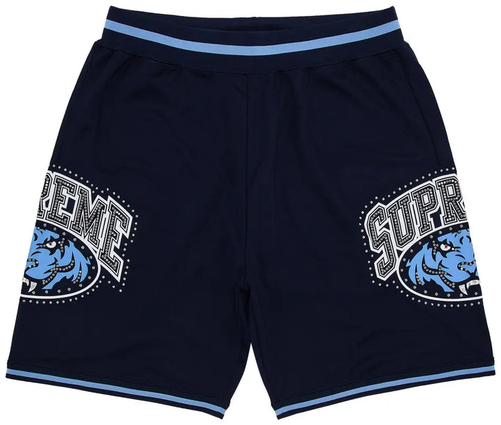 Supreme Shorts Studded Basketball Navy