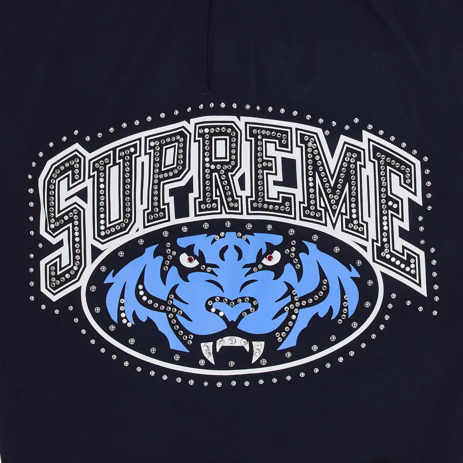 Supreme Shorts Studded Basketball Navy