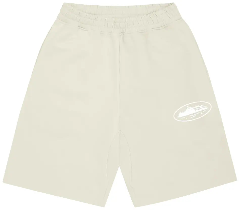 Corteiz Shorts Og Island Puff Print Off White