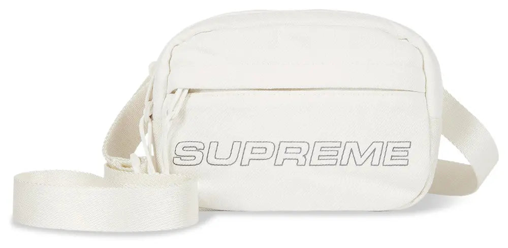 Supreme Denim Mini Shoulder Bag White (2025)