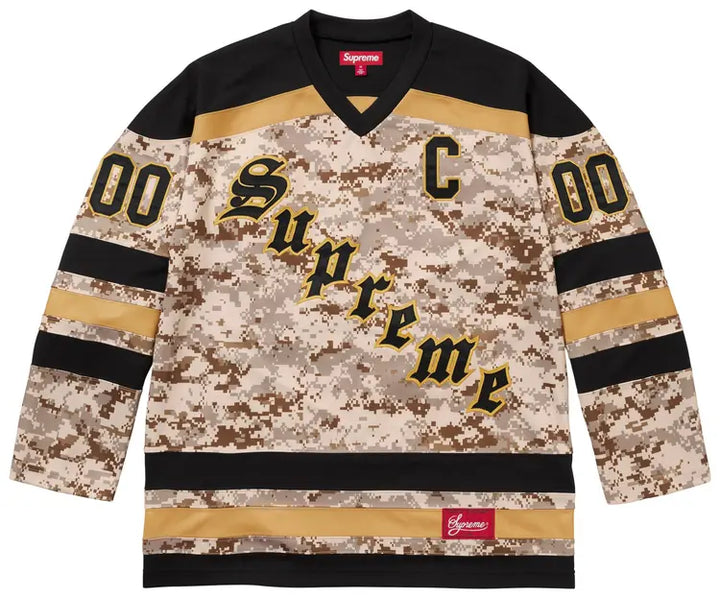 Supreme Fire &amp; Ice Hockey Jersey Camo