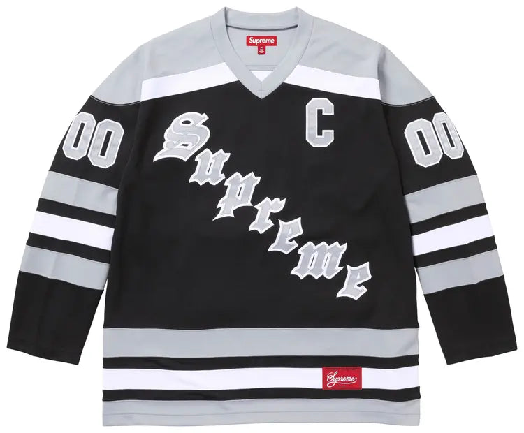 Supreme Fire & Ice Hockey Jersey Black