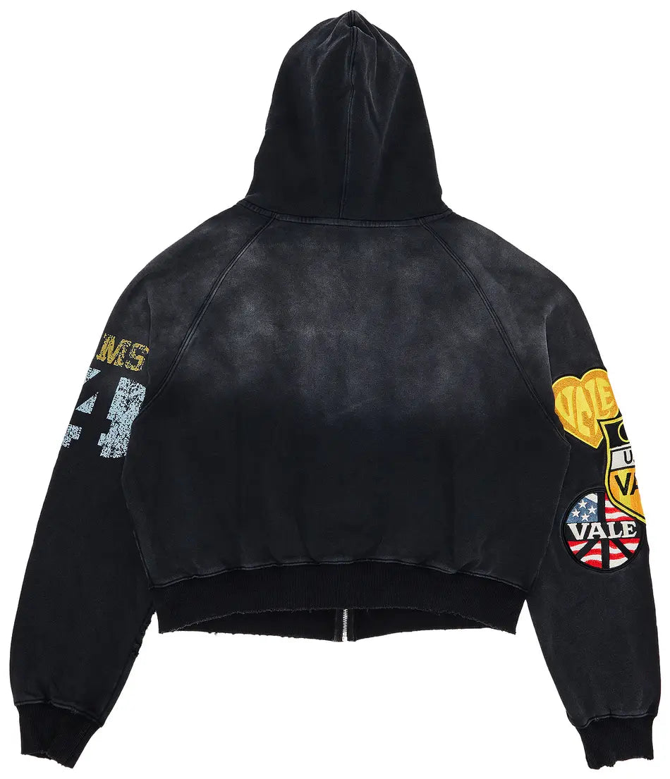 Vale Forever Army Zip Up Black
