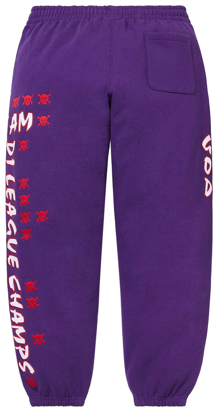 Supreme Sweatpants League Champs Purple