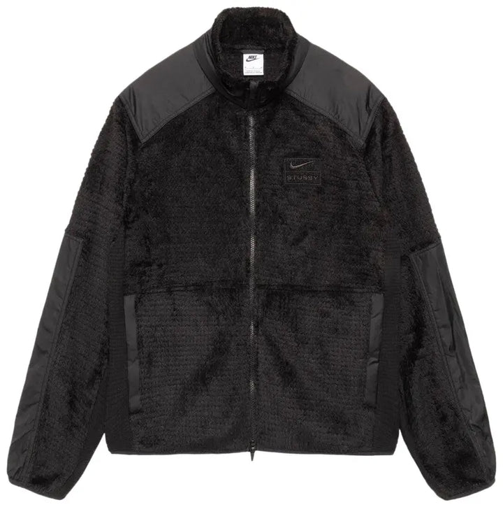 Stussy x Nike Zip Up Fleece Black