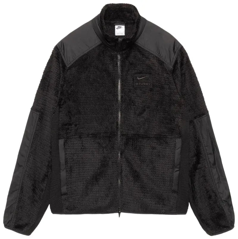 Stussy x Nike Zip Up Fleece Black