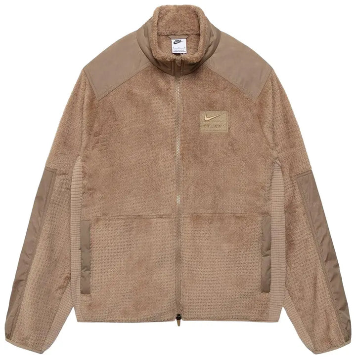 Stussy x Nike Zip Up Fleece Pine Nut