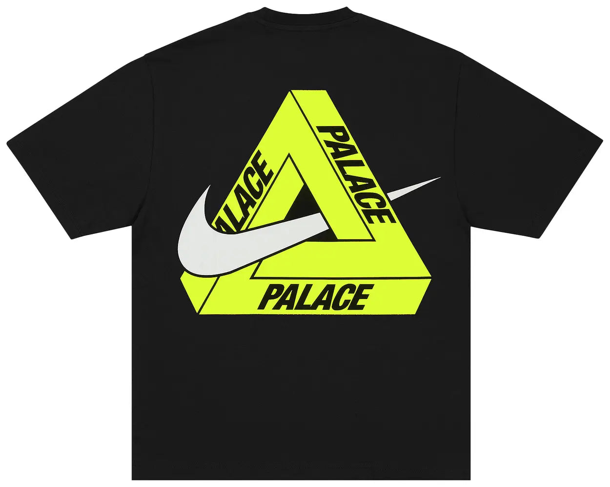 Palace x Nike T Shirt Tri Swoosh Black