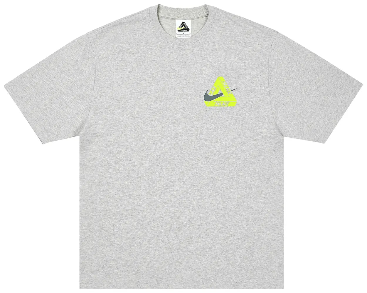 Palace x Nike T Shirt Tri Swoosh Grey Marl