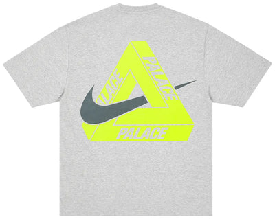 Palace x Nike T Shirt Tri Swoosh Grey Marl