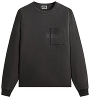 Kith Quinn Long Sleeve T Shirt Carbon