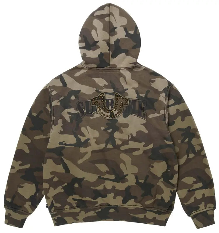 Supreme x True Religion Zip Up Hoodie Camo